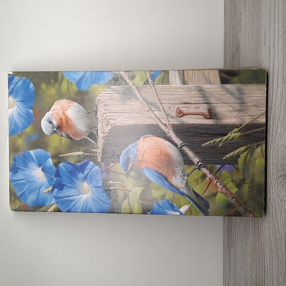 Beautiful Bluebird of Happiness Design Artwork Note Pad Paper Set 3 Pads Booklet